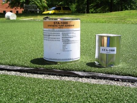 buy STA-1000 Two-Part Flexible Synthetic Turf Polyurethane Seam Adhesive / Glue - Colored: Turf Green